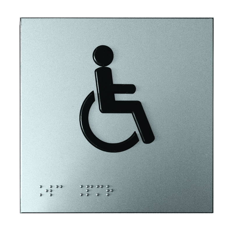 Picto braille 120 x 120 mm - Adhésif