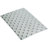 Dalle podotactile aluminium larmé DALUM à visser