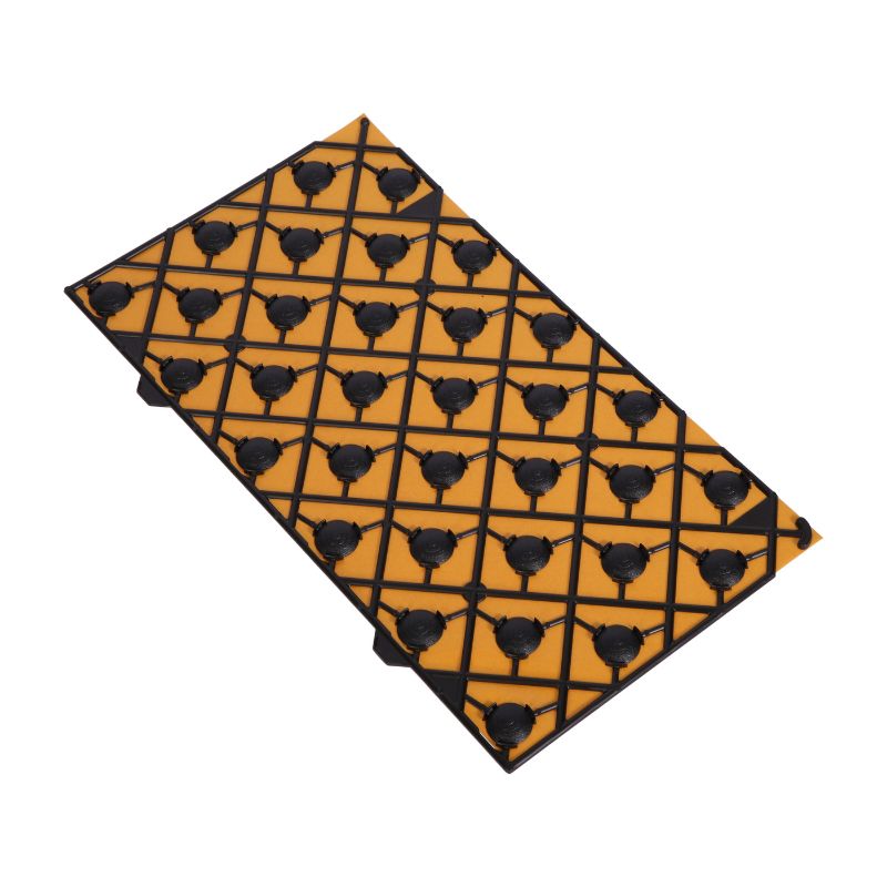 Kit clous podotactiles adhésifs pour pose rapide - Plaque de 33 clous